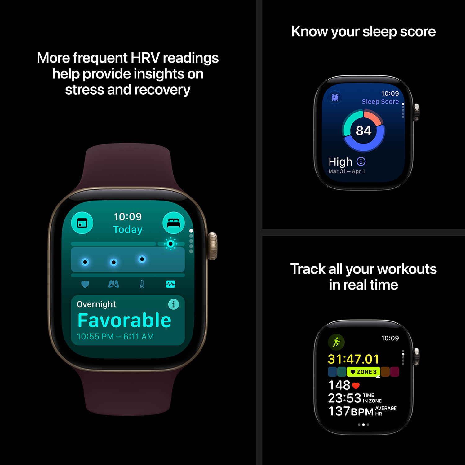 Κάνε κλικ για να δεις την εικόνα 5 του Apple Watch Series 12 46mm Black with Black Sport Band M/L