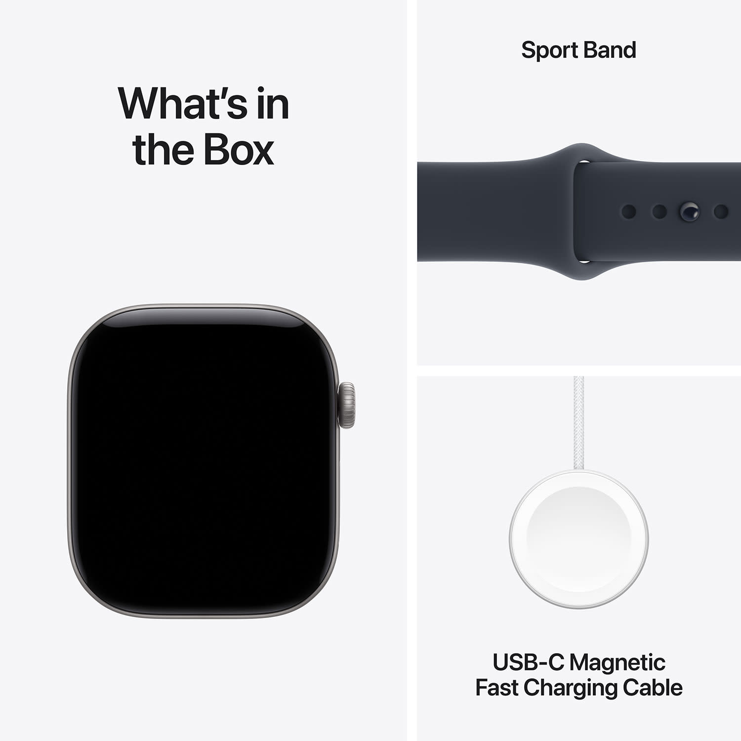 Κάνε κλικ για να δεις την εικόνα 7 του Apple Watch Series 12 42mm Space Grey with Navy Blue Sport Band S/M