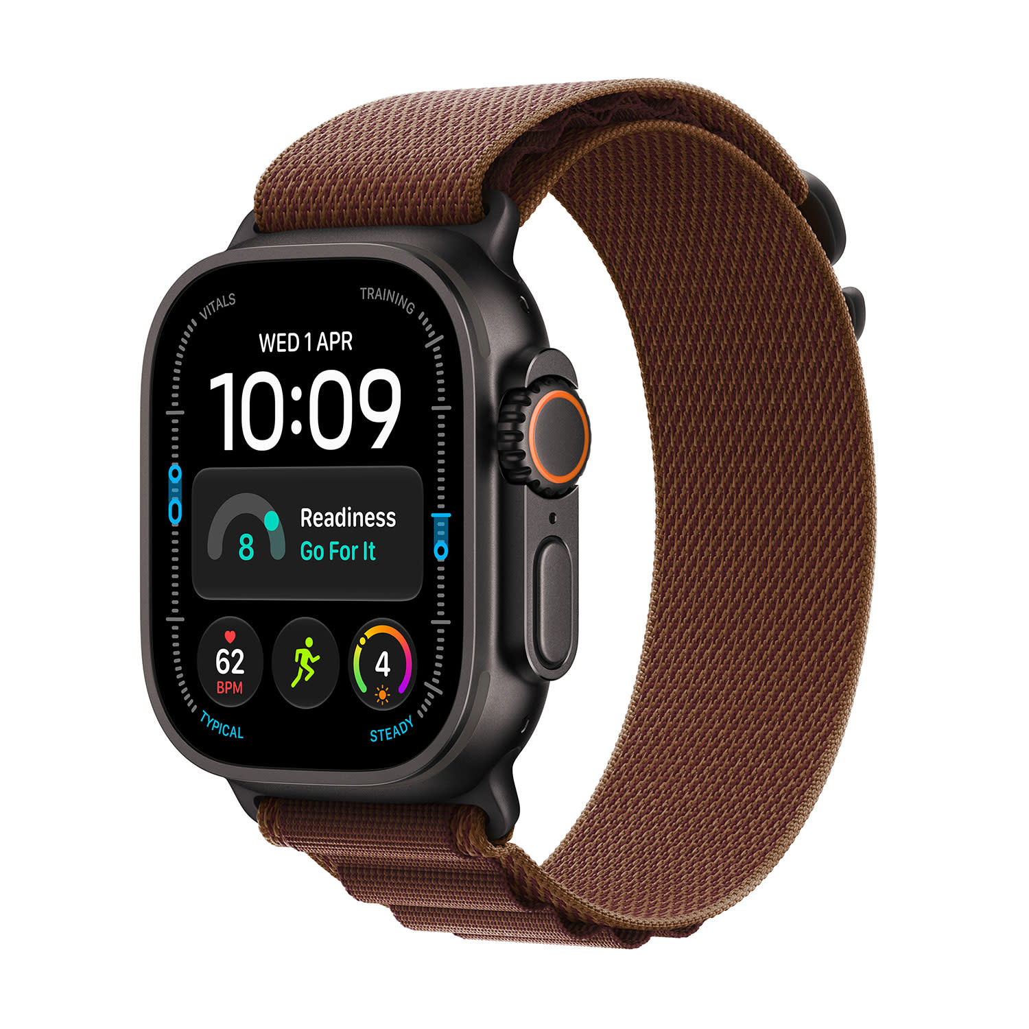 Apple Ultra 4 49 Black Titanium with Burgundy Alpine Loop L