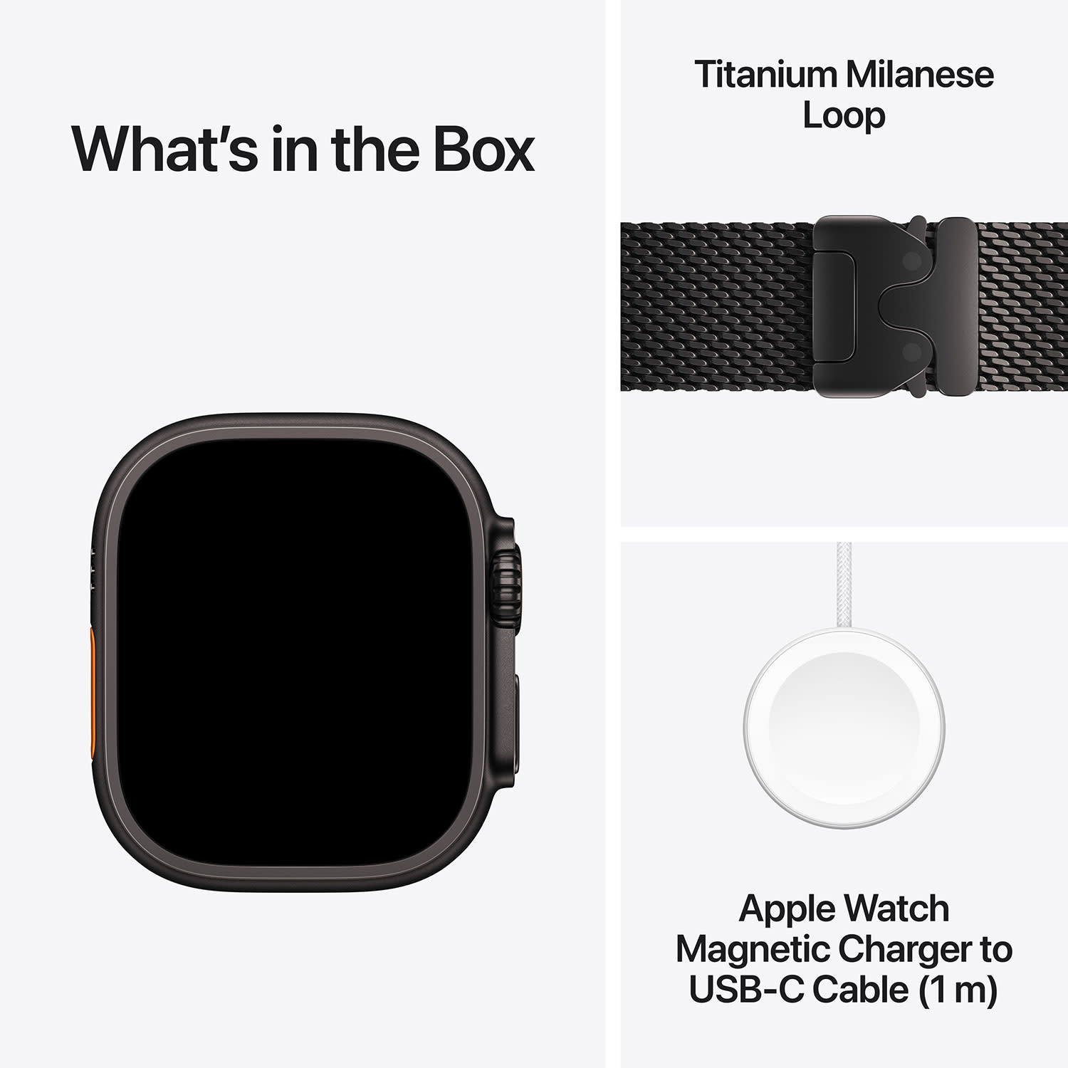 Κάνε κλικ για να δεις την εικόνα 6 του Apple Ultra 4 49 Black Titanium with Black Titanium Milanese Loop M