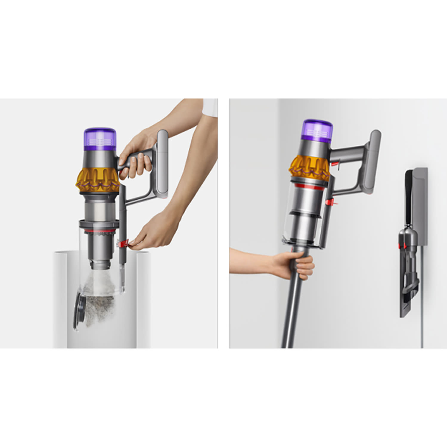 Κάνε κλικ για να δεις την εικόνα 4 του Dyson Σκούπα Stick Επαναφ/μενη V15 Detect Absolute Yellow/Iron/Nickel