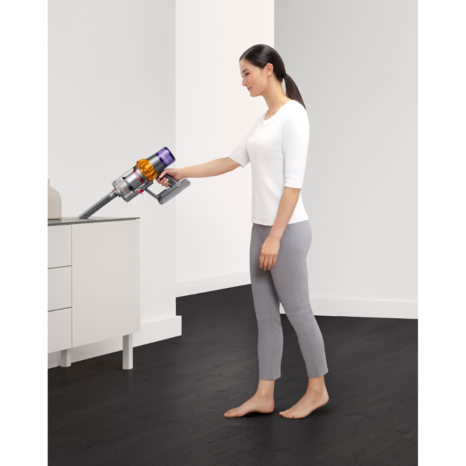 Κάνε κλικ για να δεις την εικόνα 5 του Dyson Σκούπα Stick Επαναφ/μενη V15 Detect Absolute Yellow/Iron/Nickel