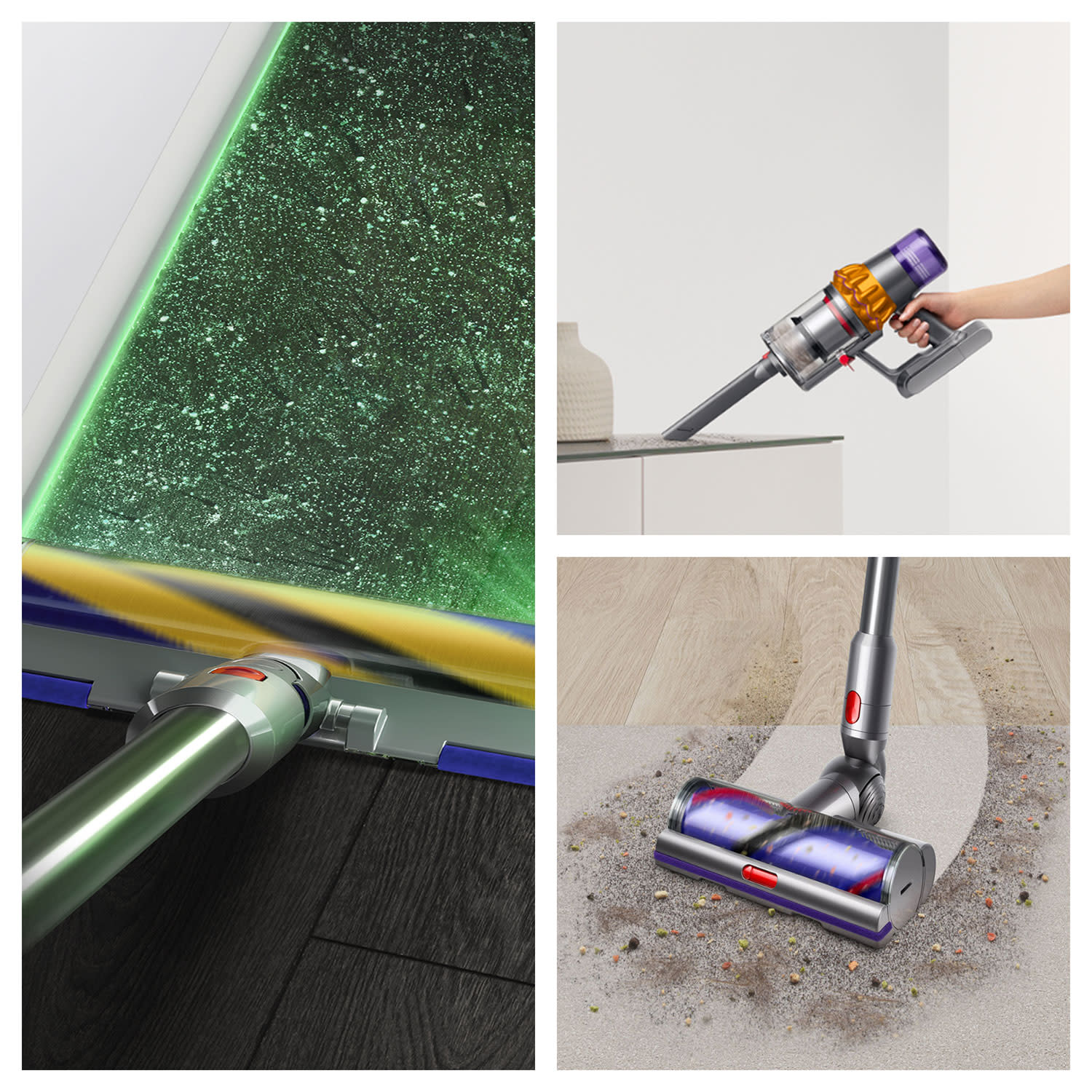 Κάνε κλικ για να δεις την εικόνα 9 του Dyson Σκούπα Stick Επαναφ/μενη V15 Detect Absolute Yellow/Iron/Nickel