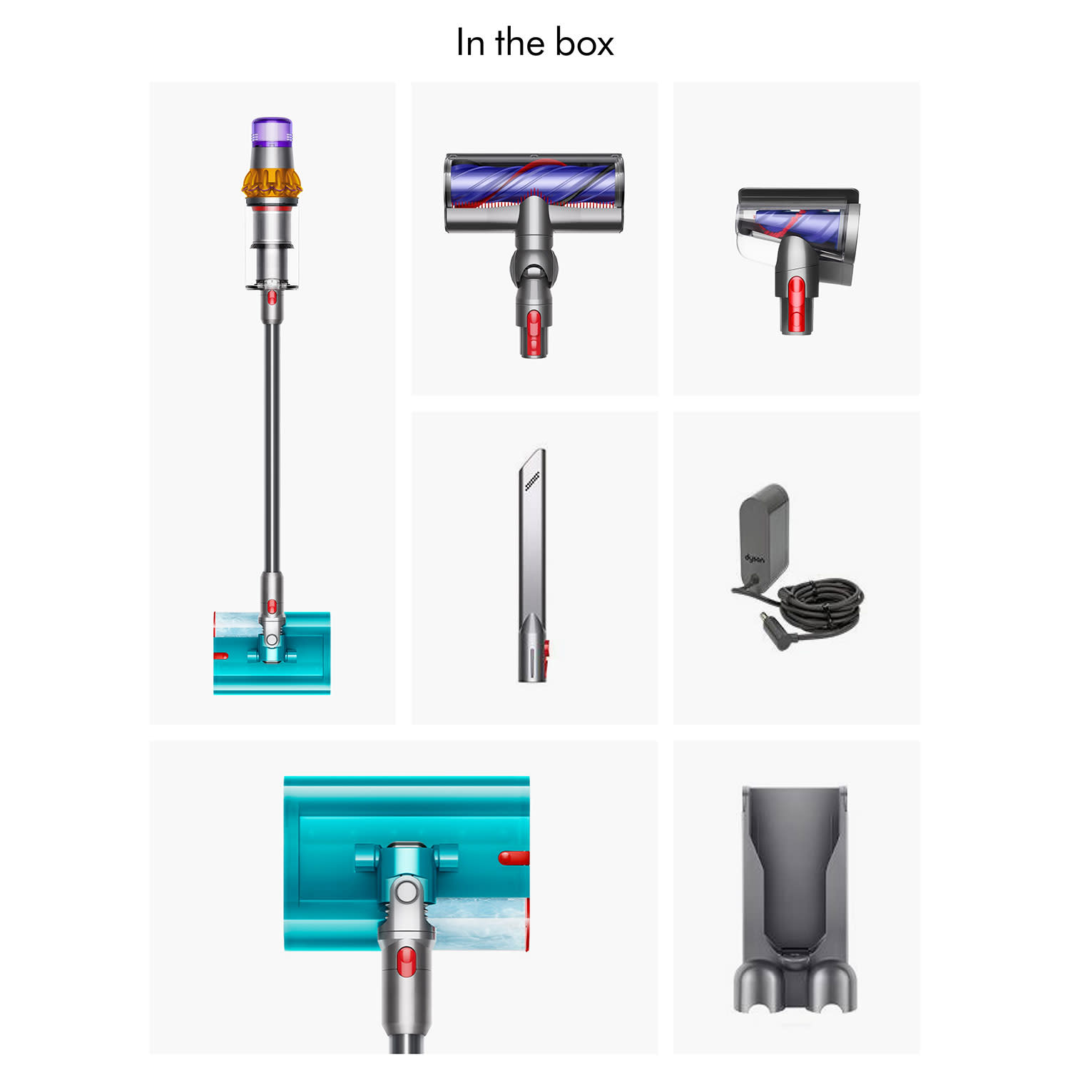 Κάνε κλικ για να δεις την εικόνα 2 του Dyson Σκούπα Stick Επαναφ/μενη V15s Detect Submarine Yellow/Iron/Nickel