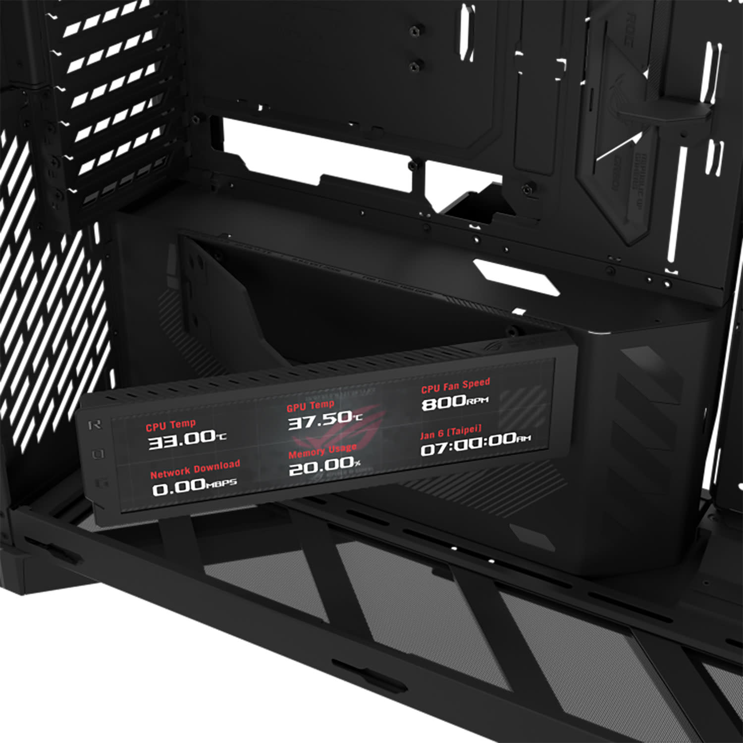 Εικόνα 6 του Asus ROG CRONOX GR801 CURVE TG ARGB BLACK