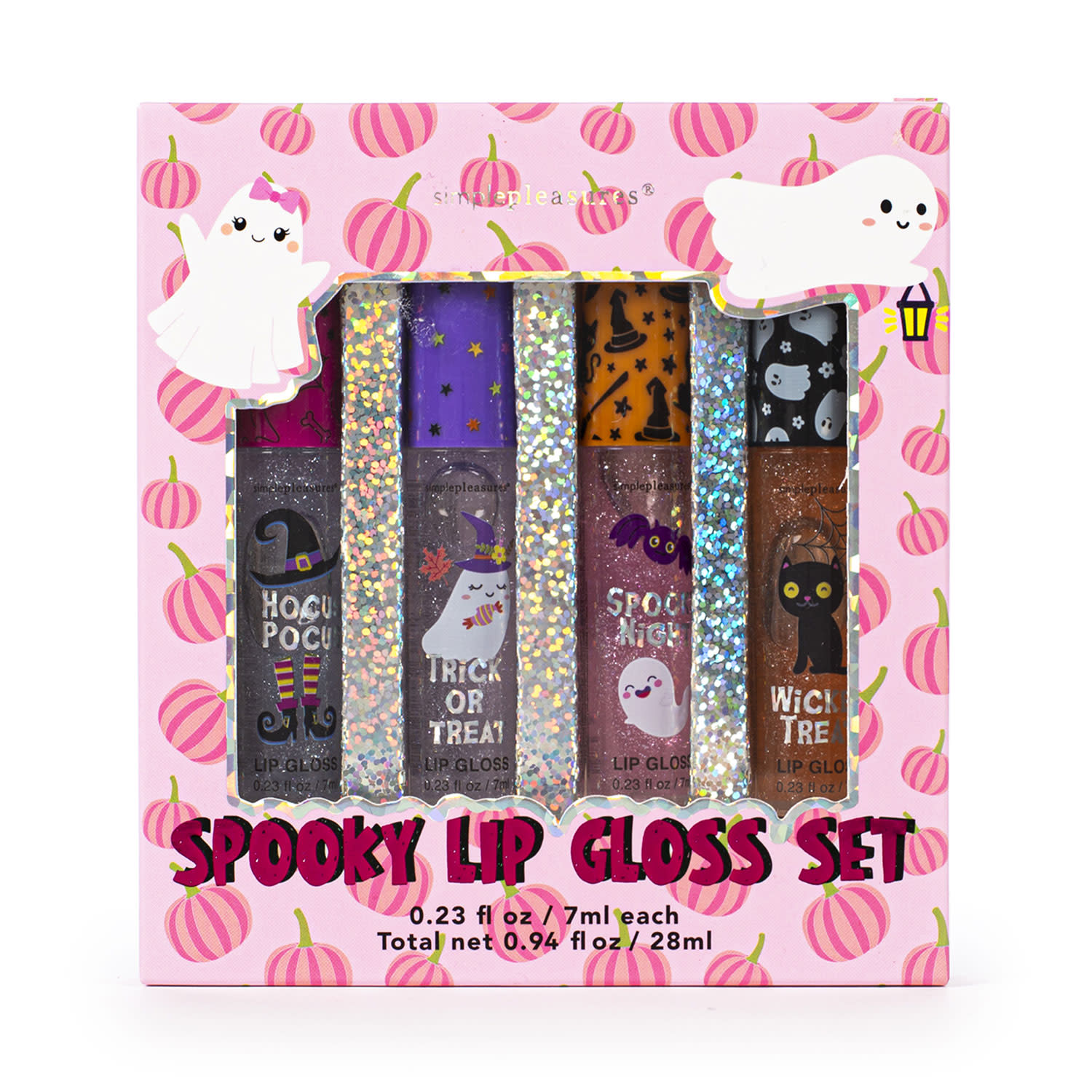 Σετ Lip Gloss Ροζ Foil 4τεμ x 7ml