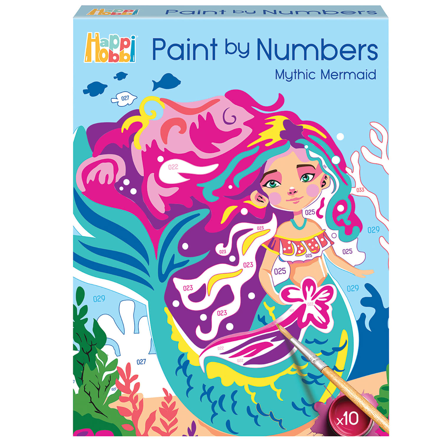 AS HappiHobbi Paint & Frame Paint by Numbers Mythical Mermaid