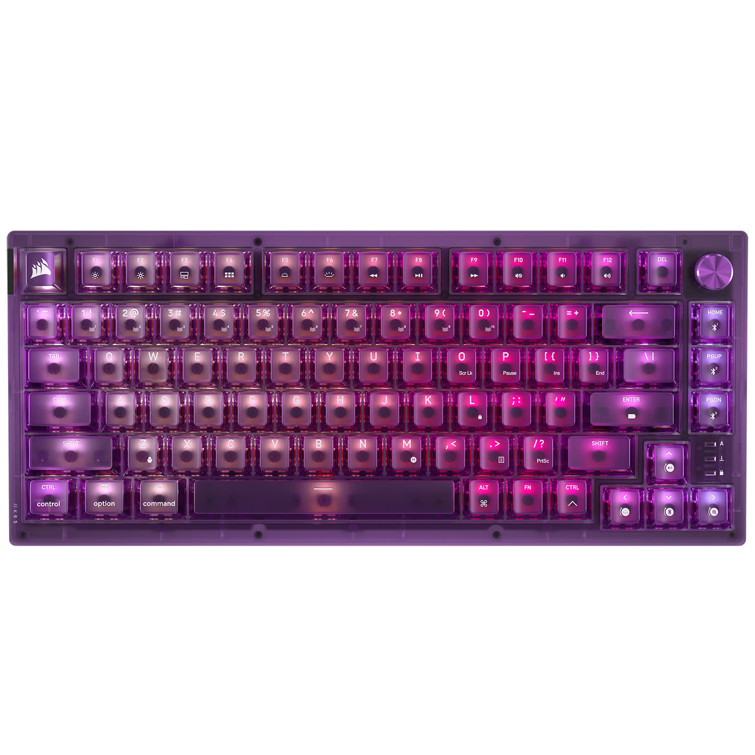 Εικόνα 1 του Corsair Πληκτρολόγιο K65 Plus Wireless Atomic Purple
