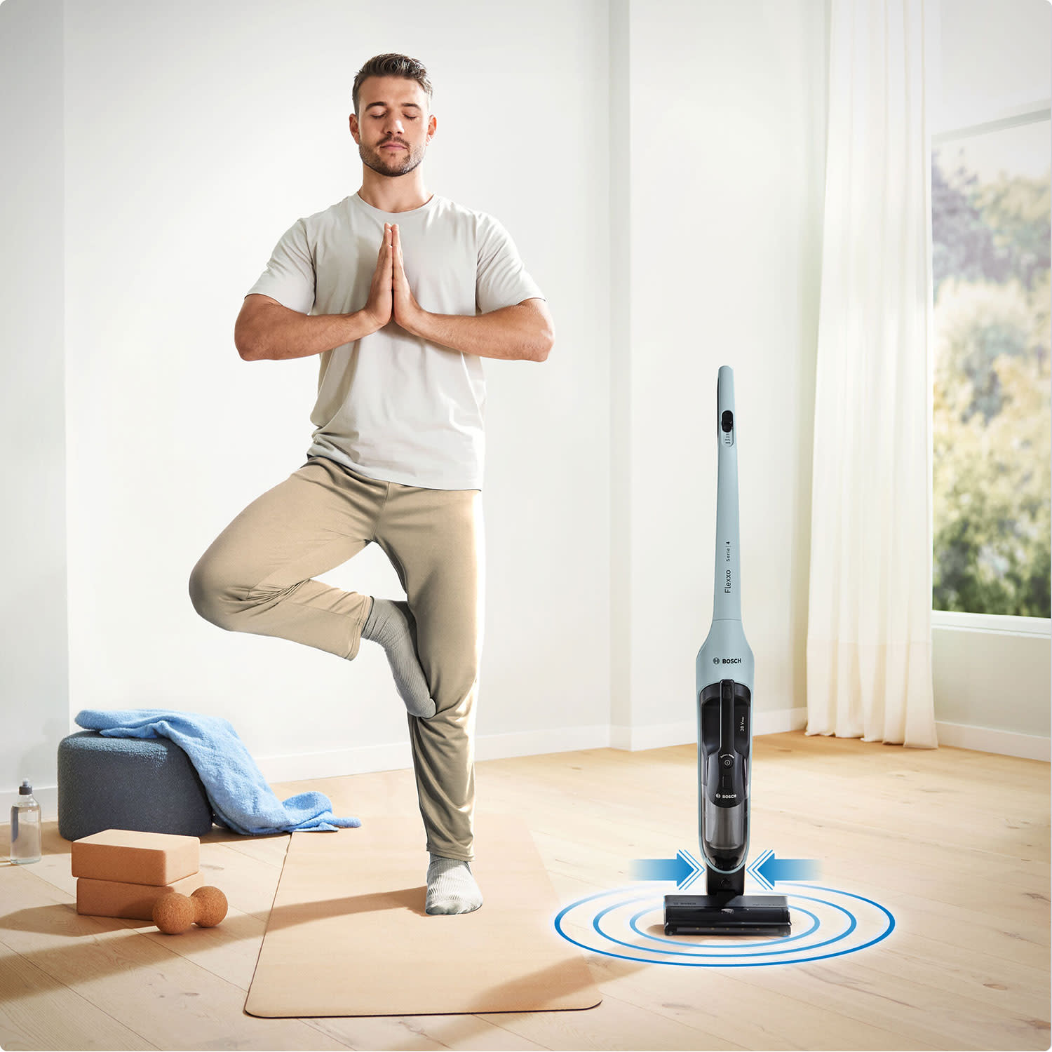 Κάνε κλικ για να δεις την εικόνα 13 του Bosch Σκούπα Stick Επαναφ/μενη BCH4SM28 Flexxo 28 Vmax Series 4