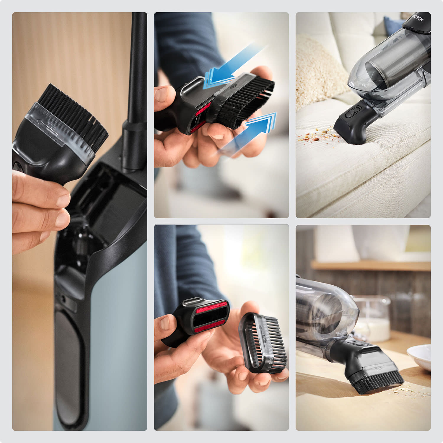 Κάνε κλικ για να δεις την εικόνα 15 του Bosch Σκούπα Stick Επαναφ/μενη BCH4SM28 Flexxo 28 Vmax Series 4