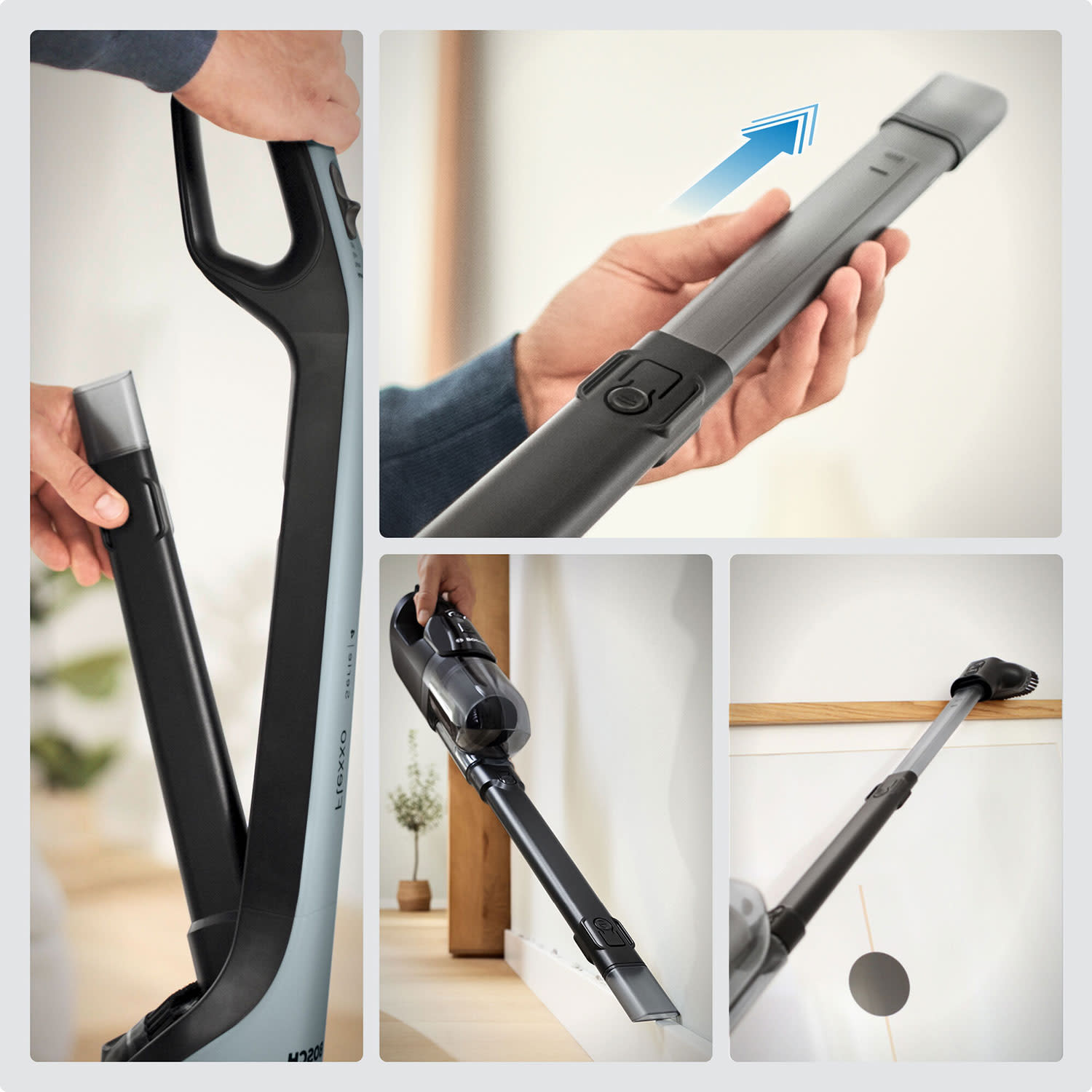 Κάνε κλικ για να δεις την εικόνα 17 του Bosch Σκούπα Stick Επαναφ/μενη BCH4SM28 Flexxo 28 Vmax Series 4