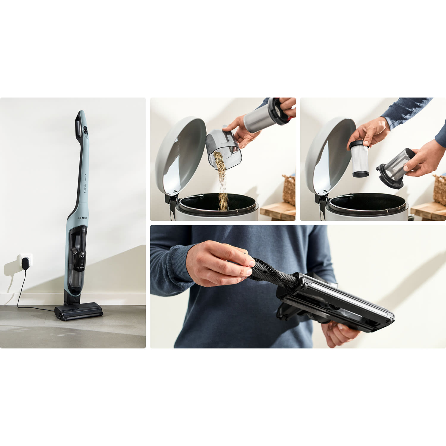 Κάνε κλικ για να δεις την εικόνα 20 του Bosch Σκούπα Stick Επαναφ/μενη BCH4SM28 Flexxo 28 Vmax Series 4