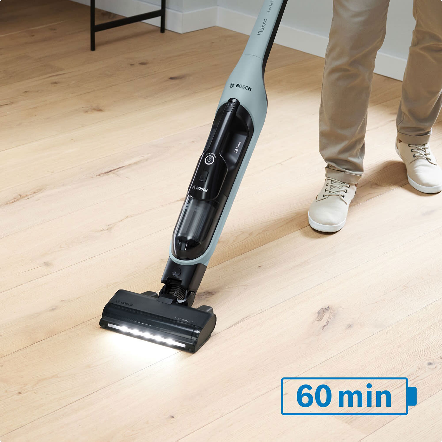 Κάνε κλικ για να δεις την εικόνα 6 του Bosch Σκούπα Stick Επαναφ/μενη BCH4SM28 Flexxo 28 Vmax Series 4