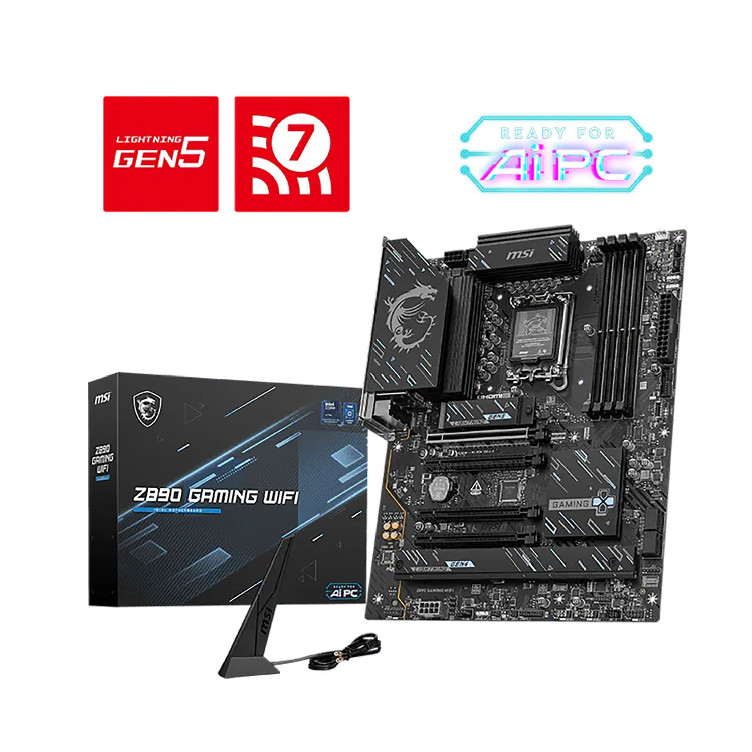 Κάνε κλικ για να δεις την εικόνα 1 του MSI Motherboard Z890 GAMING WIFI(Z890/1851/DDR5)