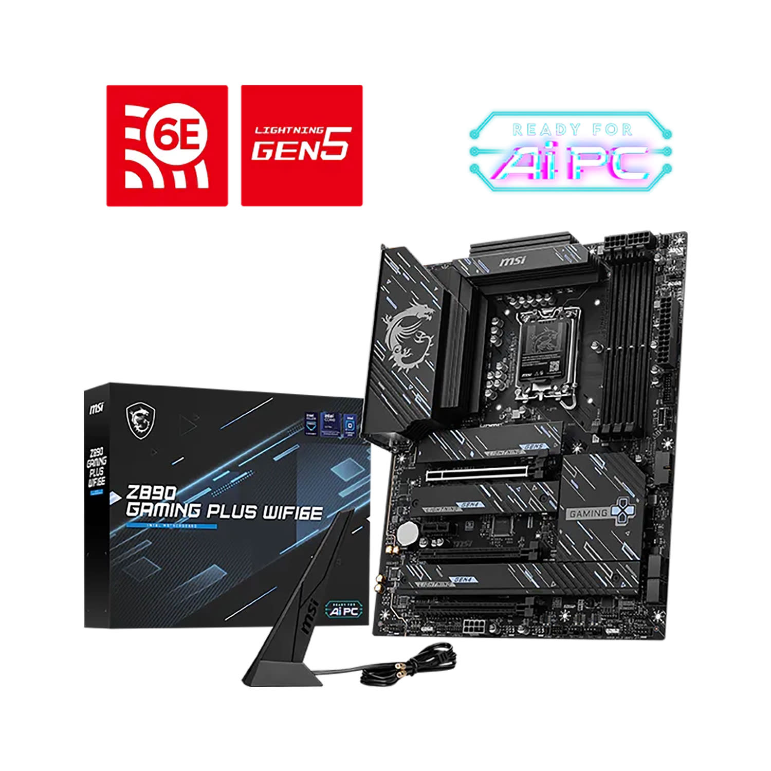 Κάνε κλικ για να δεις την εικόνα 1 του MSI Motherboard Z890 GAMING PLUS WIFI6E (Z890/1851/DDR5)