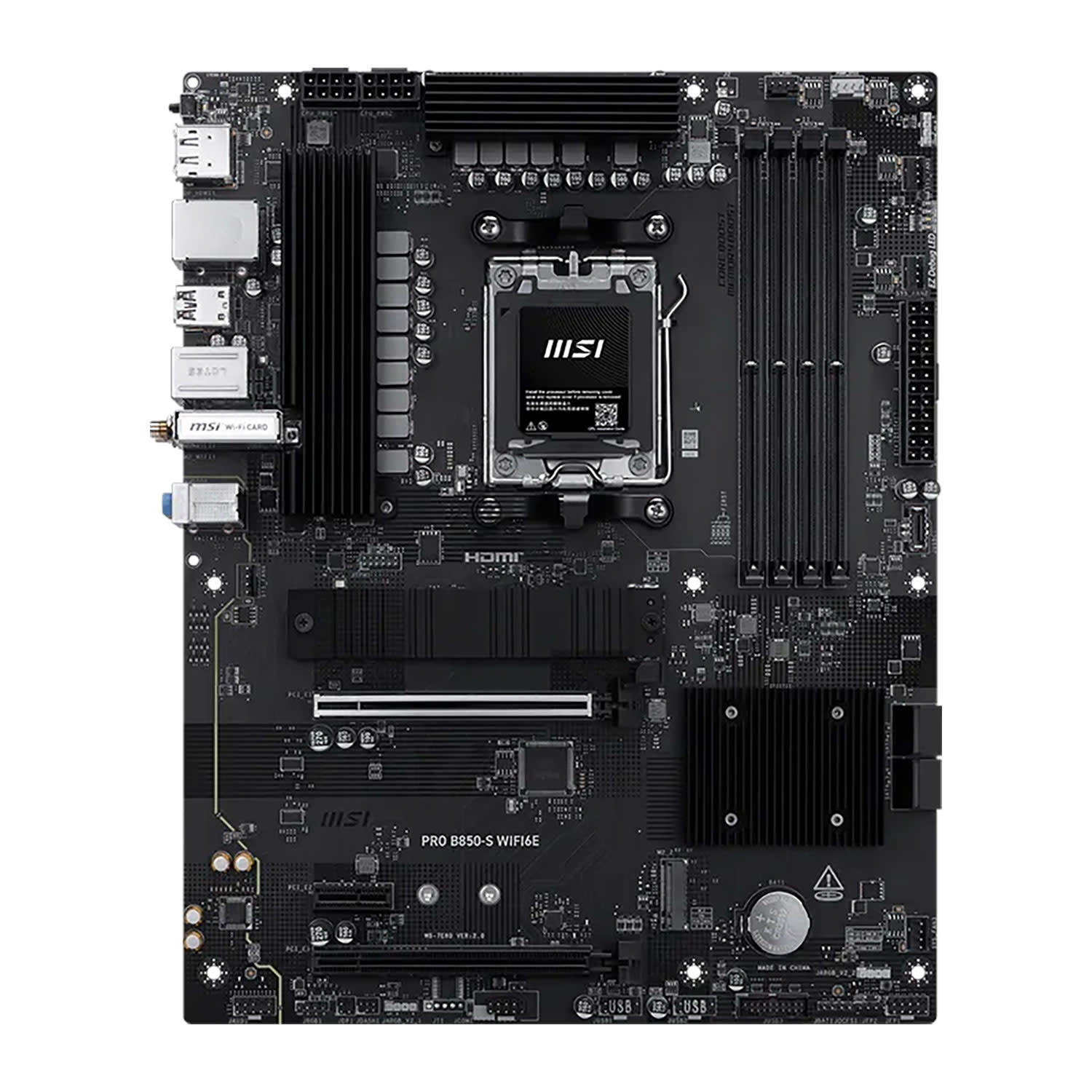 Κάνε κλικ για να δεις την εικόνα 2 του MSI Motherboard PRO B850-S WIFI6E(B850/AM5/DDR5)