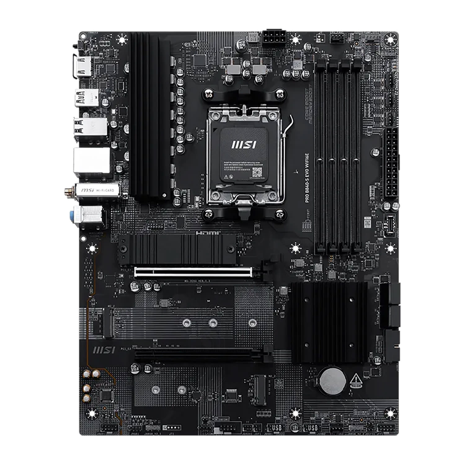 Κάνε κλικ για να δεις την εικόνα 2 του MSI Motherboard PRO B840-S EVO WIFI6E(B840/AM5/DDR5)