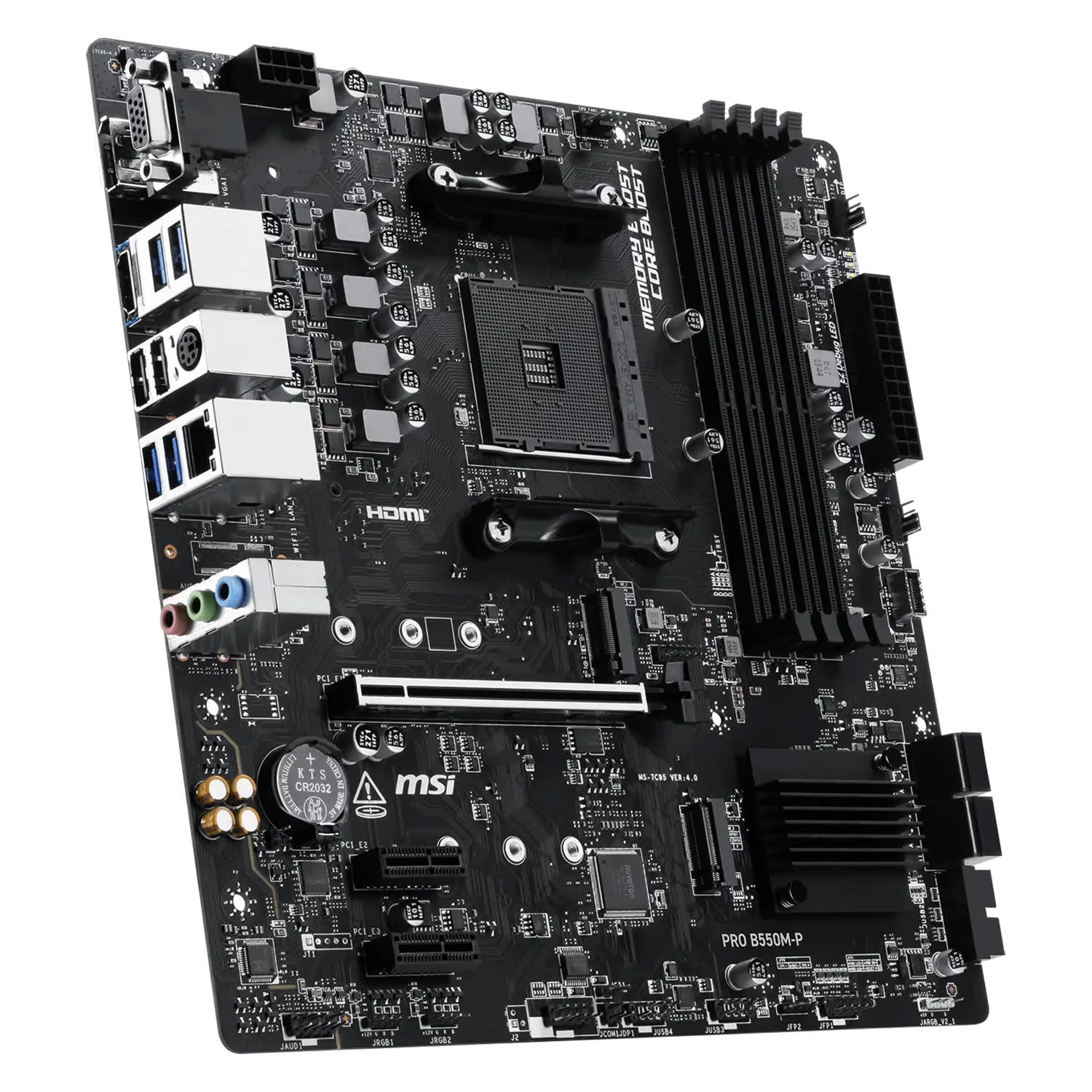 Κάνε κλικ για να δεις την εικόνα 4 του MSI Motherboard PRO B550M-P(B550/AM4/DDR4)