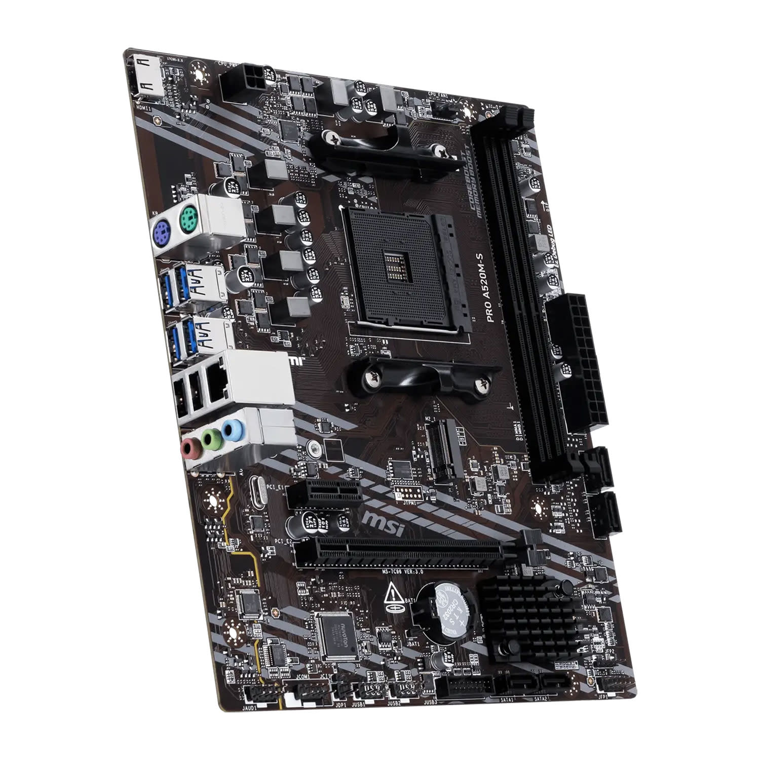 Κάνε κλικ για να δεις την εικόνα 4 του MSI Motherboard PRO A520M-S(A520/AM4/DDR4)