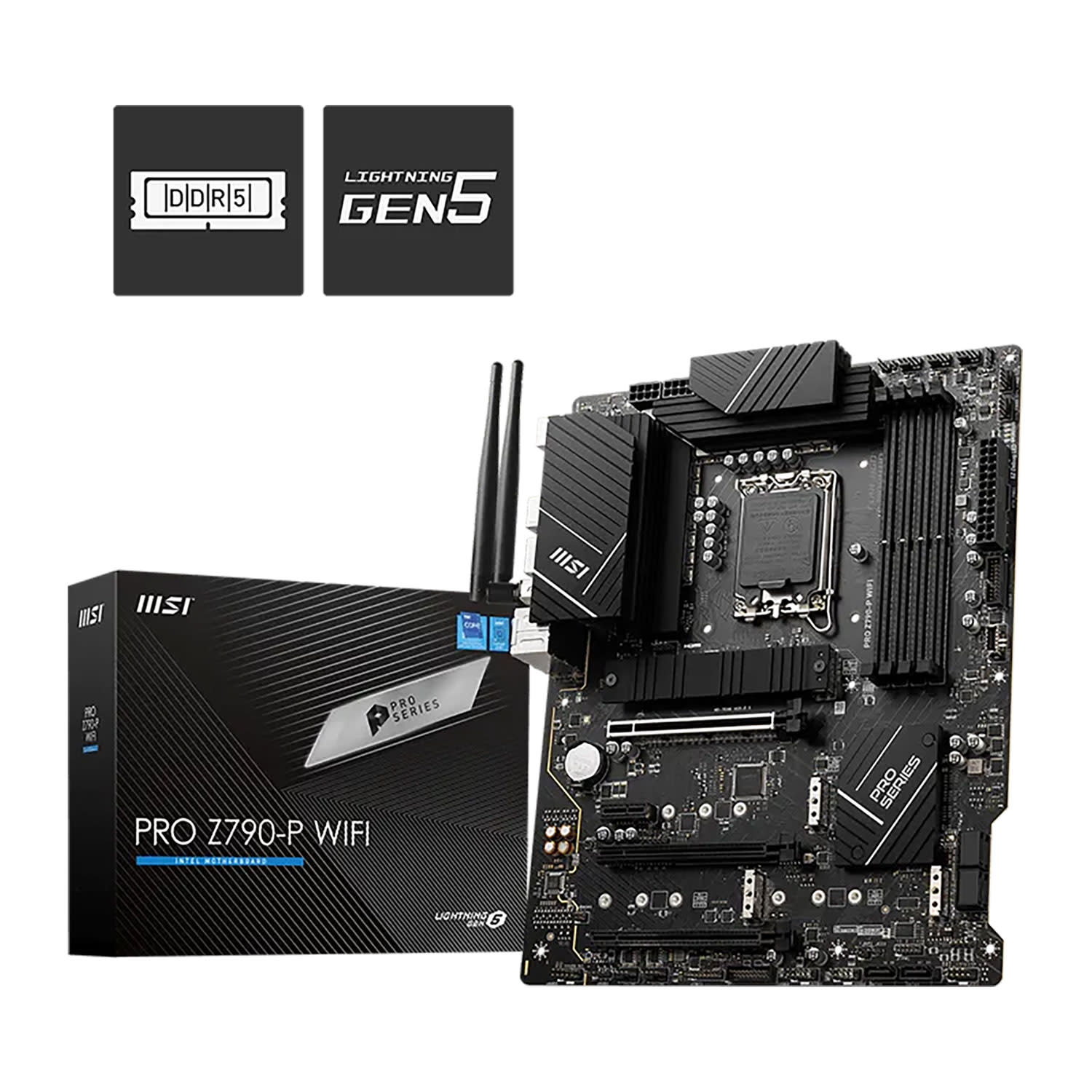 Κάνε κλικ για να δεις την εικόνα 1 του MSI Motherboard PRO Z790-P WIFI(Z790/1700/DDR5)