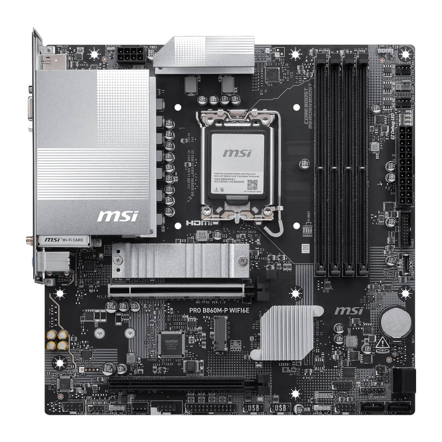 Κάνε κλικ για να δεις την εικόνα 2 του MSI Motherboard PRO B860M-P WIFI6E(B860/1851/DDR5)