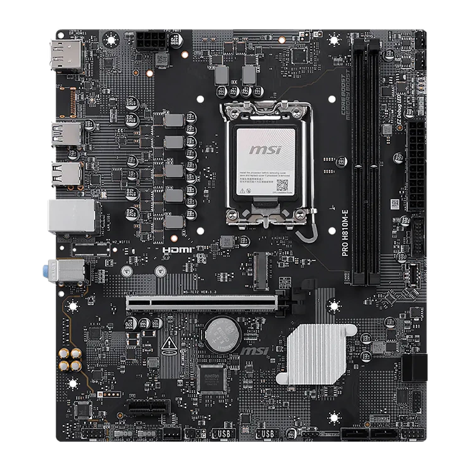 Εικόνα 2 του MSI Motherboard PRO H810M-E(H810/1851/DDR5)