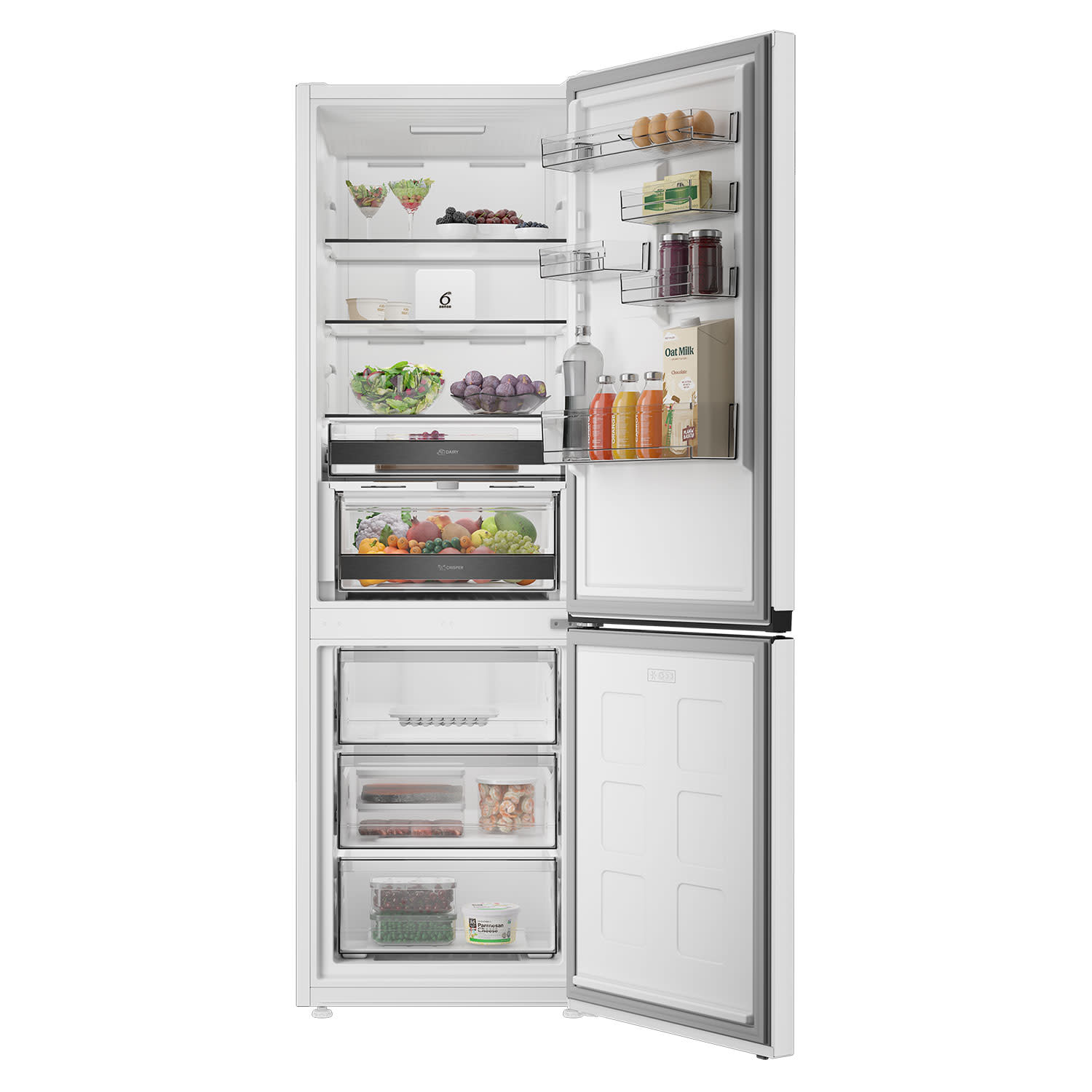 Κάνε κλικ για να δεις την εικόνα 5 του Whirlpool WHK22372W5EA Ψυγειοκαταψύκτης Λευκό