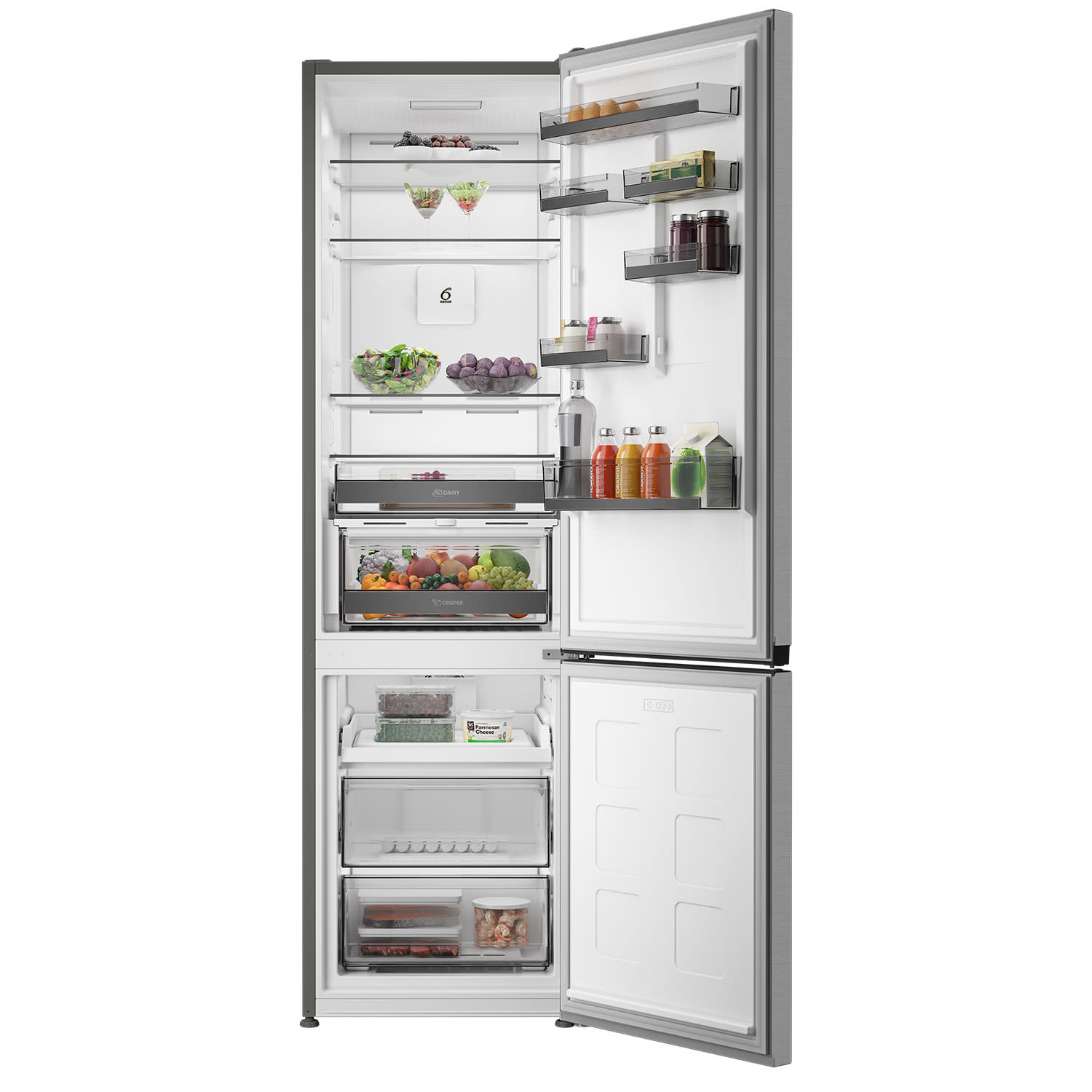 Εικόνα 3 του Whirlpool WHK22414X8EA Ψυγειοκαταψύκτης Pearl Inox
