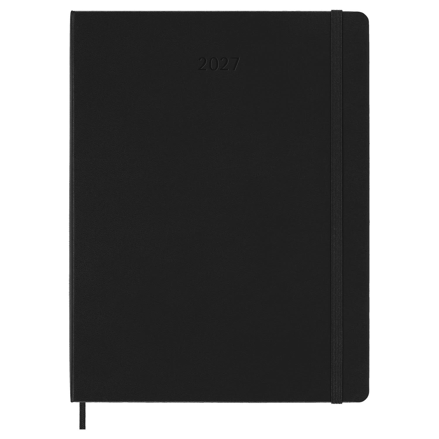 Moleskine 2027 Ημερολόγιο Εβδομαδιαίο Kάθετο Χlarge Black Σκληρό Εξώφυλλο