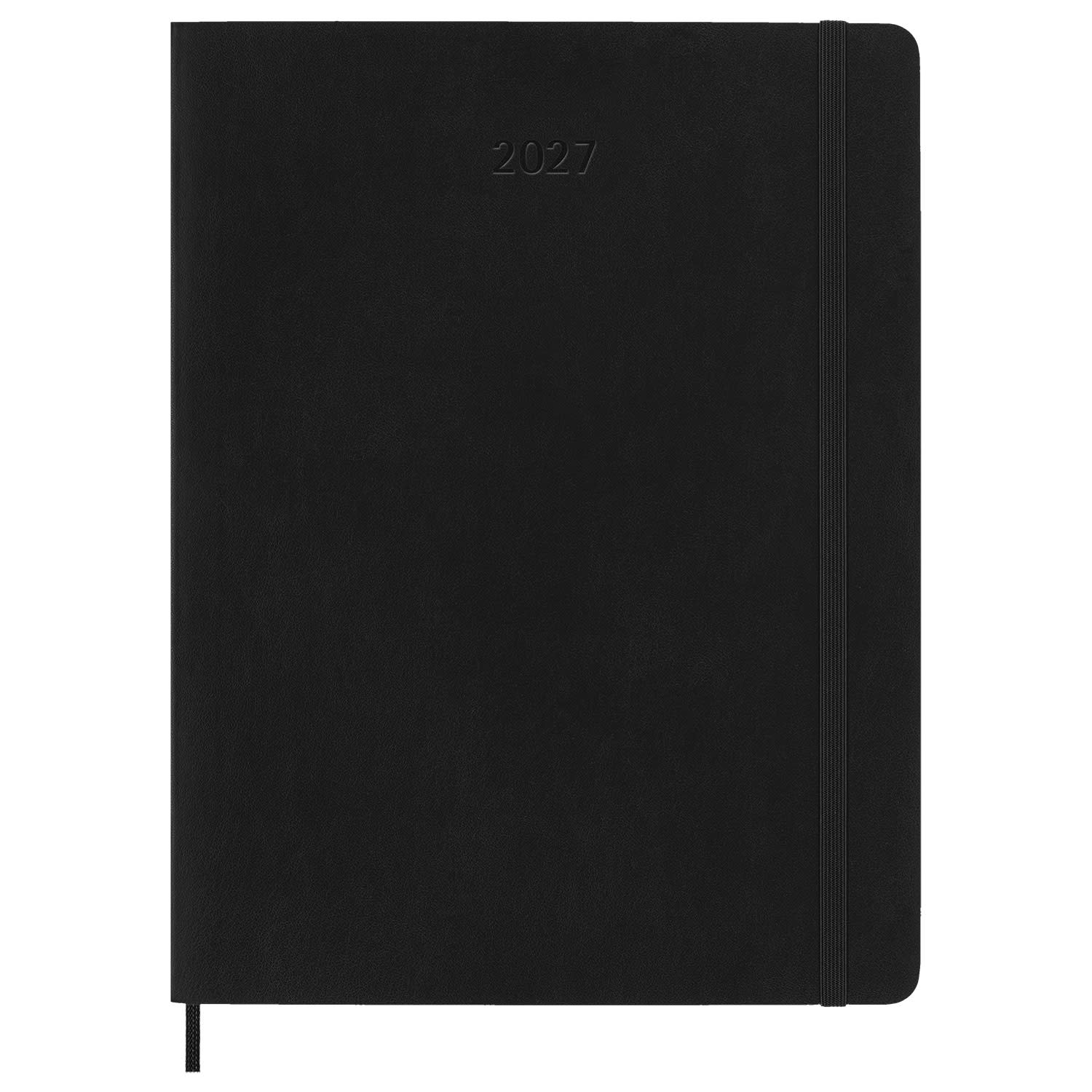 Moleskine 2027 Ημερολόγιο Εβδομαδιαίο Χlarge Black Μαλακό Εξώφυλλο