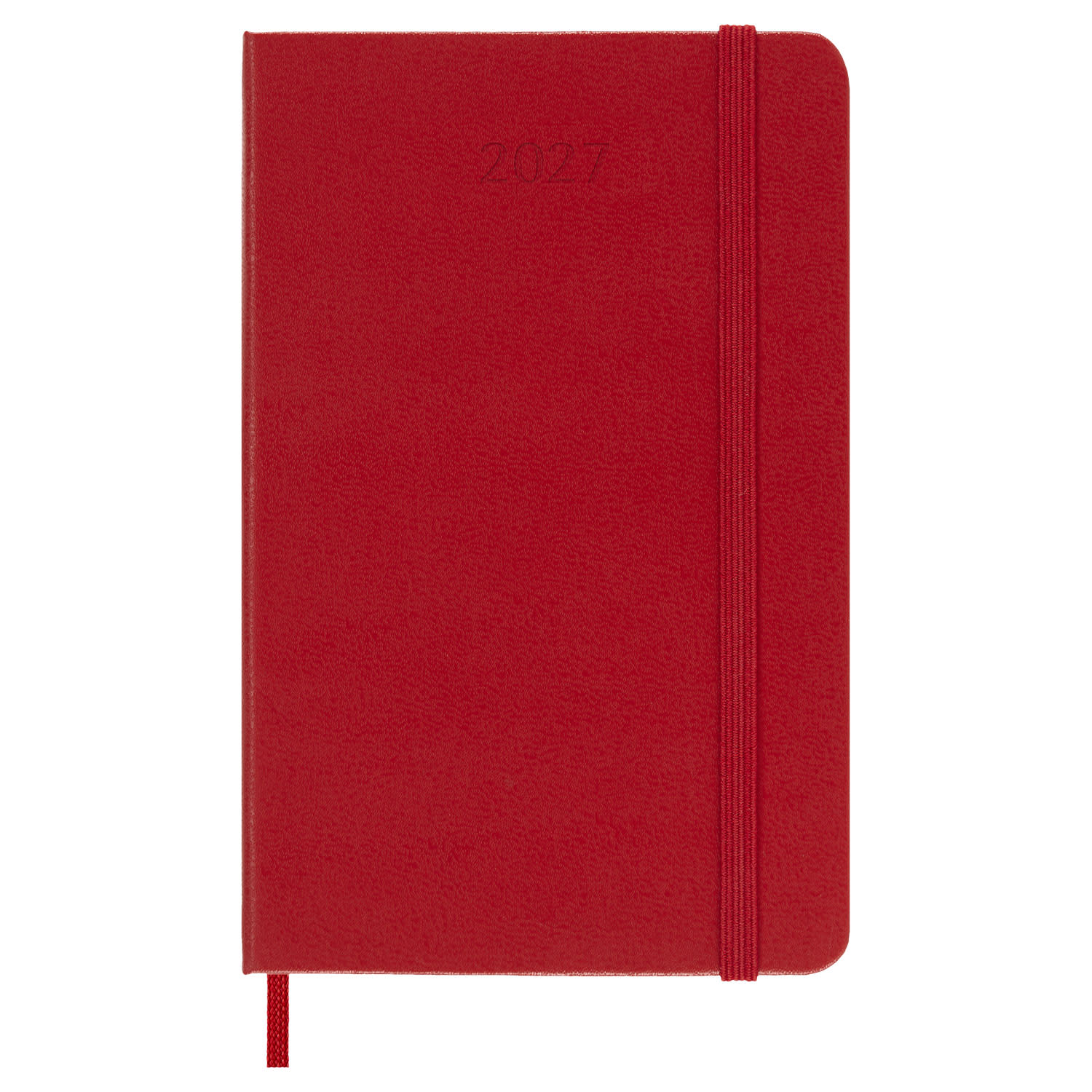Moleskine 2027 Hμερολόγιο Ημερήσιο Pocket Scarlet Red Σκληρό Εξώφυλλο