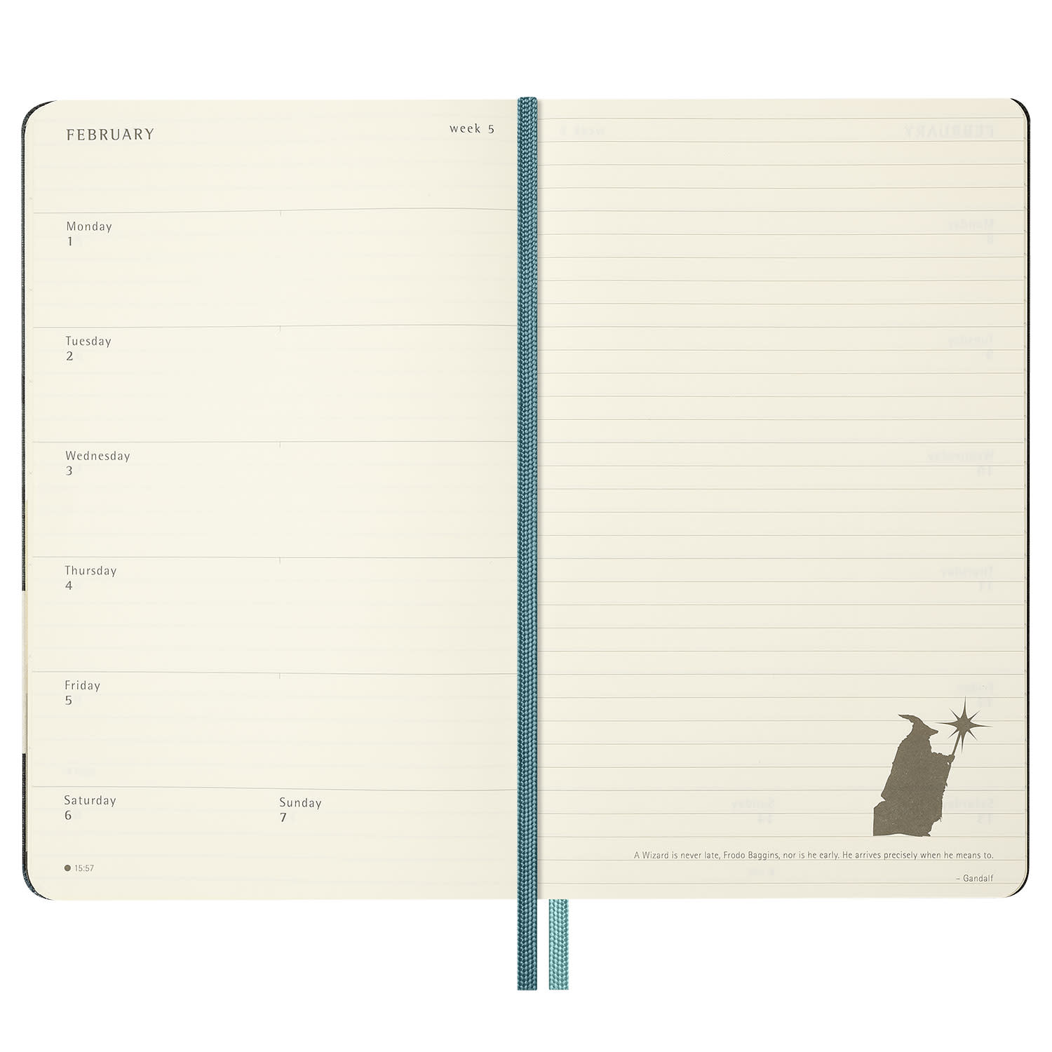 Εικόνα 3 του Moleskine 2027 Ημερολόγιο Ημερήσιο Lord Of The Rings Σκληρό Εξώφυλλο Box