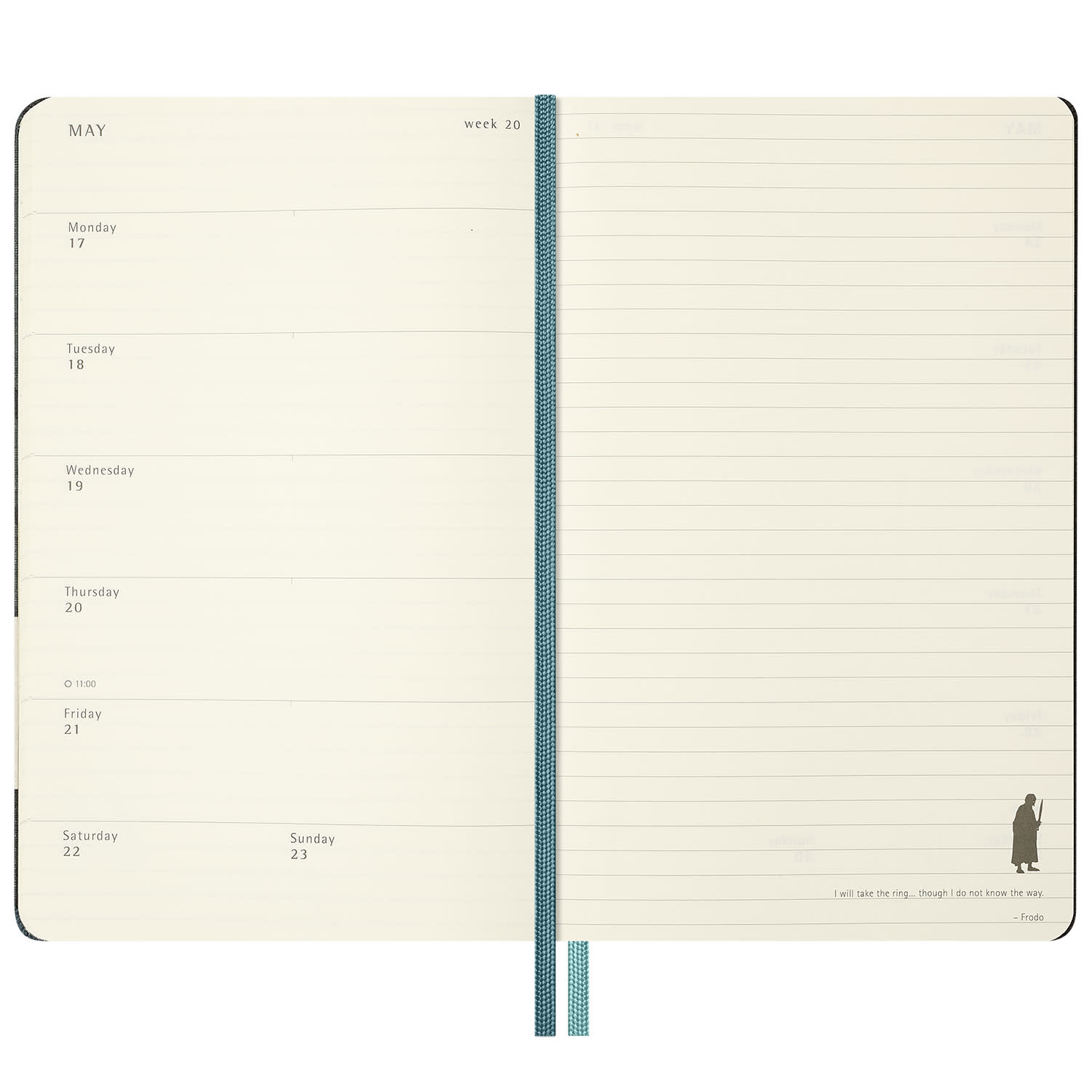 Εικόνα 4 του Moleskine 2027 Ημερολόγιο Ημερήσιο Lord Of The Rings Σκληρό Εξώφυλλο Box