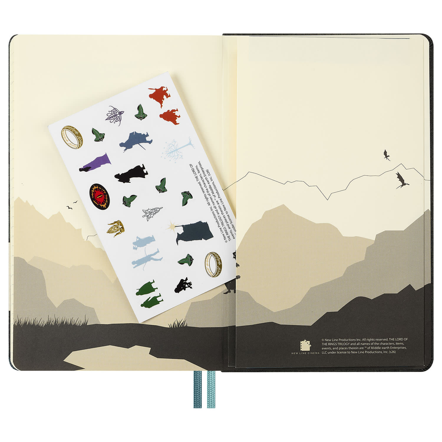 Εικόνα 7 του Moleskine 2027 Ημερολόγιο Ημερήσιο Lord Of The Rings Σκληρό Εξώφυλλο Box