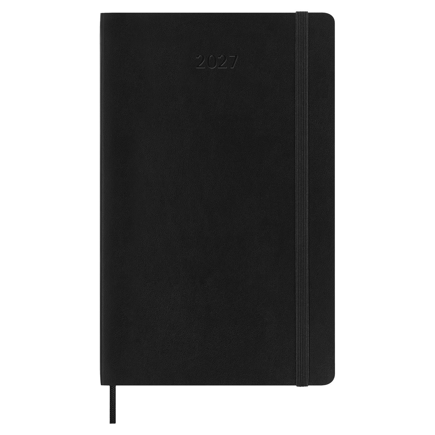 Moleskine 2027 Ημερολόγιο Ημερήσιο LG Μαλακό Εξώφυλλο  Μαύρο