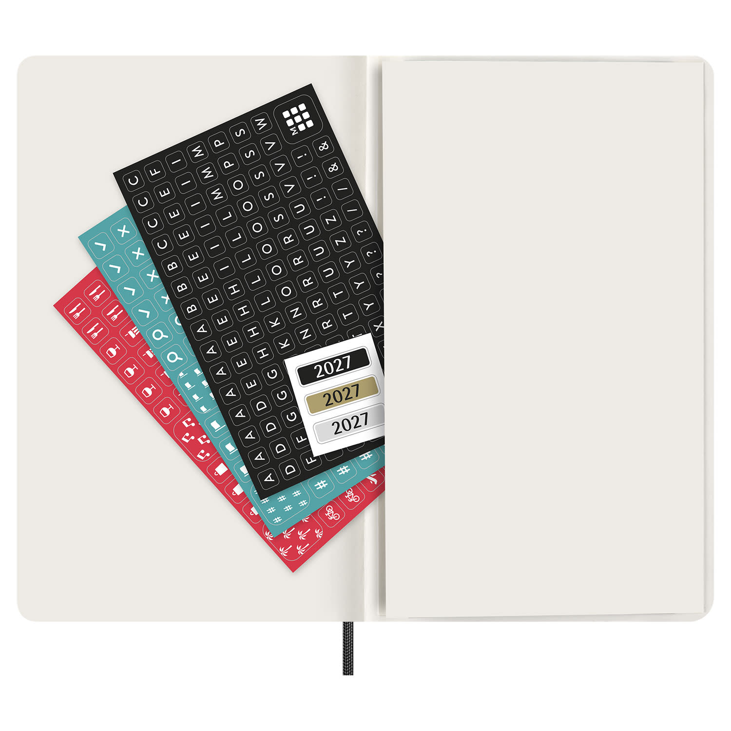 Εικόνα 4 του Moleskine 2027 Ημερολόγιο Ημερήσιο LG Μαλακό Εξώφυλλο  Μαύρο