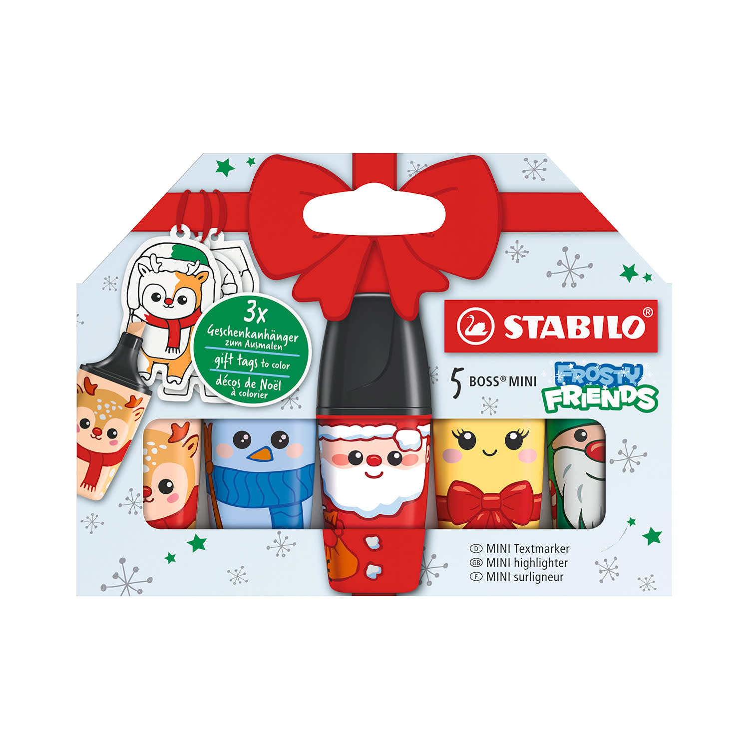 STABILO Μαρκαδόρος Υπογράμμισης Boss Mini Frosty Friend 5τεμ.