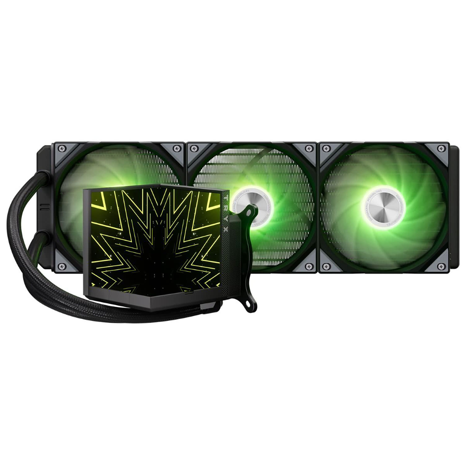 Εικόνα 2 του TRYX STAGE 360 4.0'' Dual-Screen AIO Cooler Black