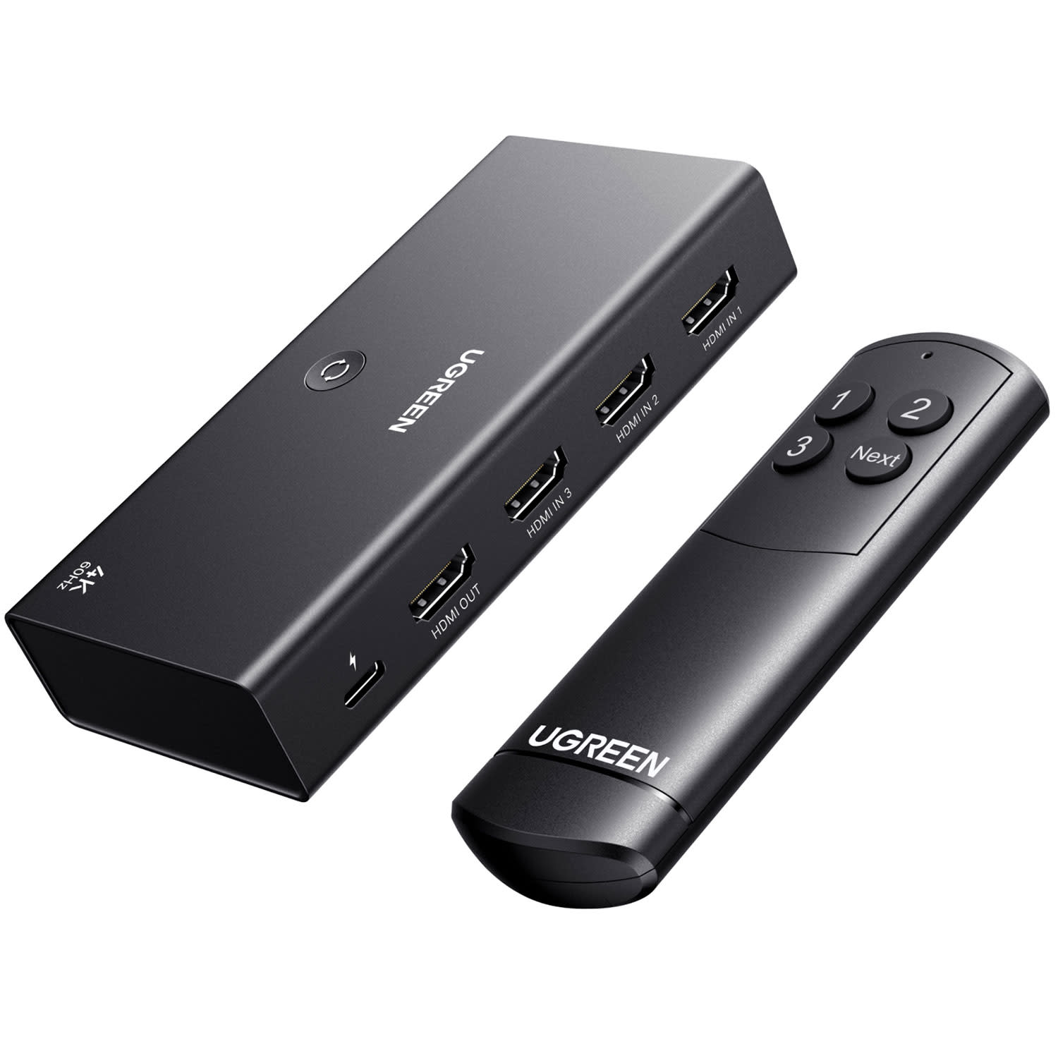 Κάνε κλικ για να δεις την εικόνα 1 του UGREEN HDMI Switch 3 Θέσεων AW504