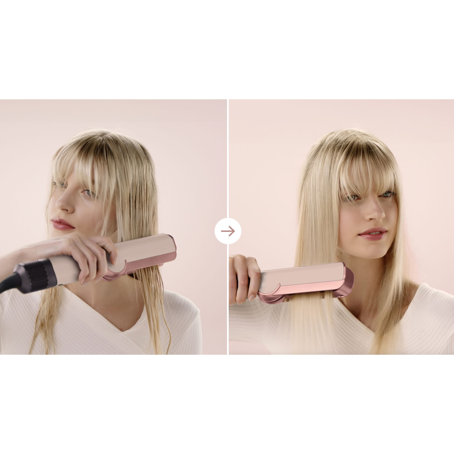 Εικόνα 6 του Dyson Airstrait Ceramic Pink/Rose Gold Ισιωτική μαλλιών HT03