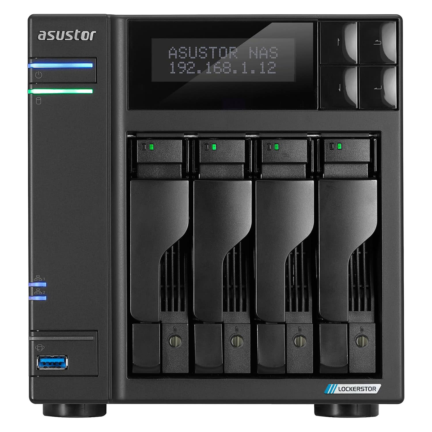 Κάνε κλικ για να δεις την εικόνα 2 του ASUSTOR NAS Lockerstor 4 Gen2+ 4-BAY