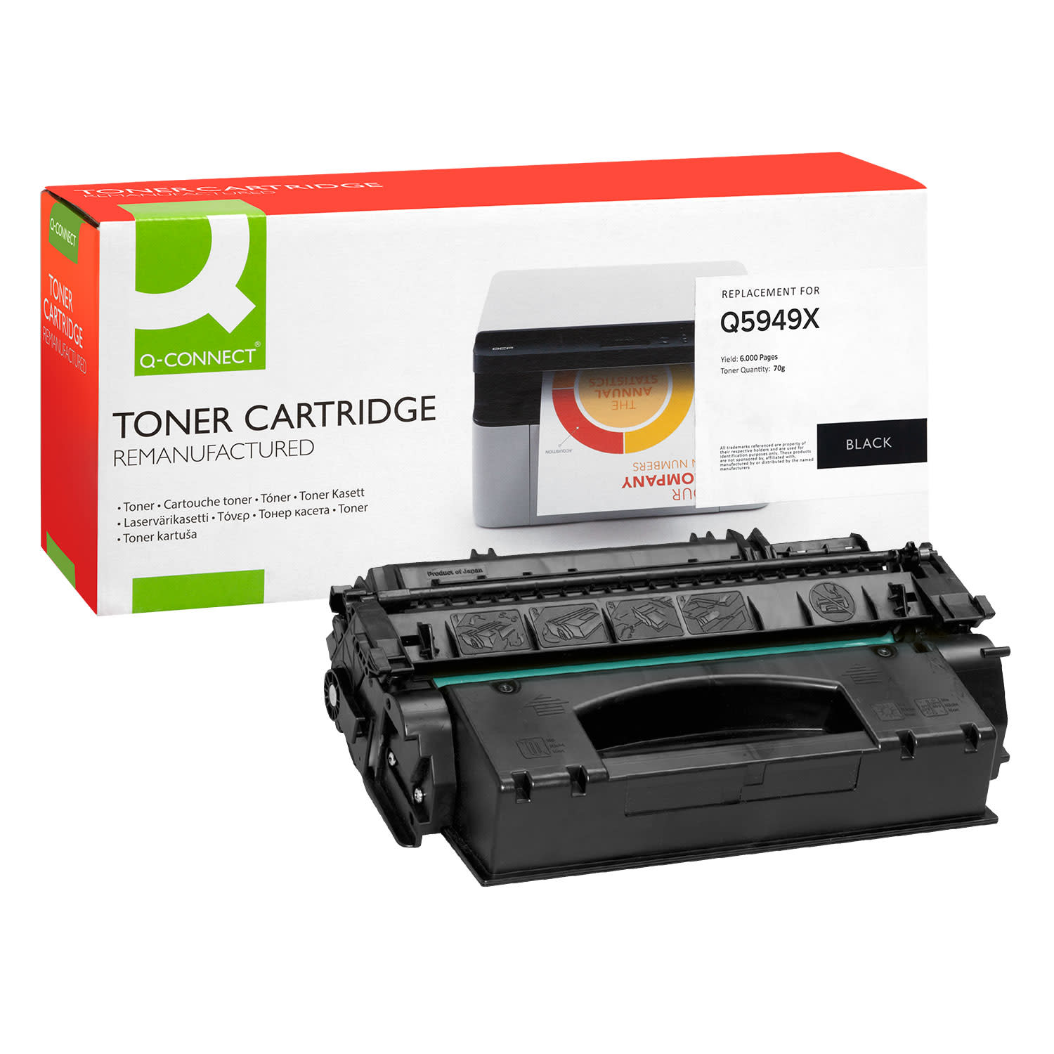 Εικόνα 1 του Toner Q-Connect 49X / Q5949X Black Ανακαινισμέ