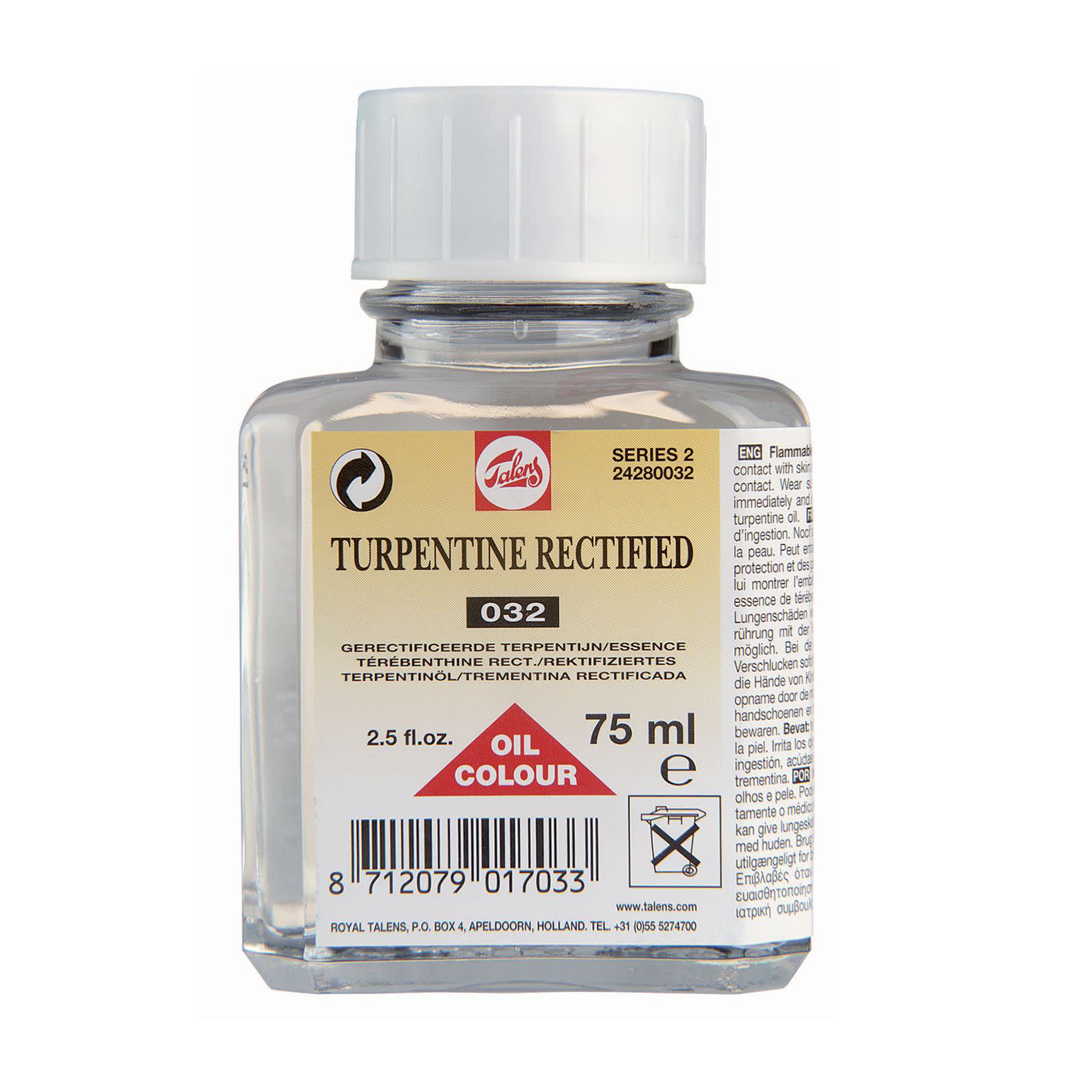 Εικόνα 1 του Talens Turpentine Rectified 75ml