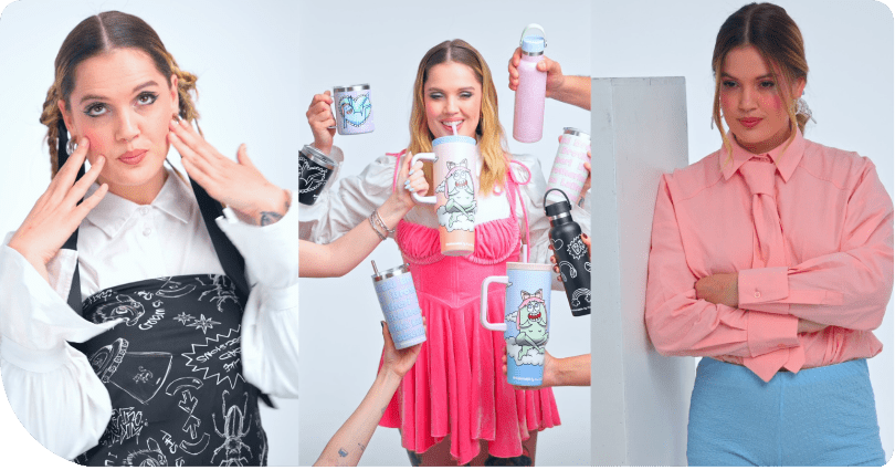 Η μικρή Ολλανδέζα με προϊόντα πλαίσιο από τη νέα της σειρά