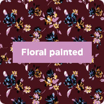Συλλογή σχολικών ειδών με σχέδιο Floral painted 