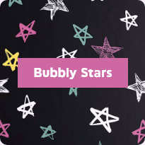 Συλλογή σχολικών ειδών με σχέδιο Bubbly stars 