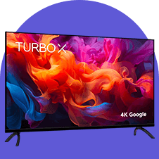 Smart τηλεόραση με οθόνη που δείχνει το μενού του Android TV