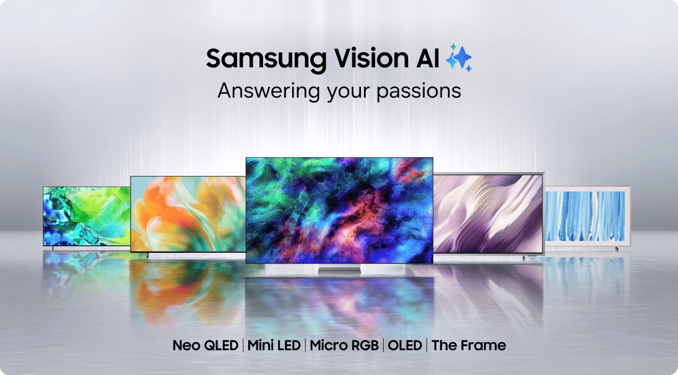 Samsung Vision AI — Σειρά τηλεοράσεων Neo QLED, Mini LED, Micro RGB, OLED και The Frame