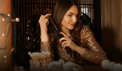 Ψαλίδι μαλλιών για μπούκλες, ιδανικό για γιορτινό styling