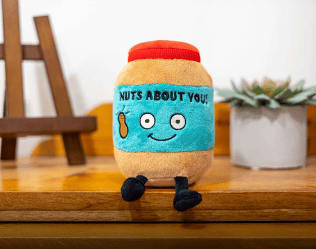 Λούτρινο παιχνίδι, βάζο φυστικοβούτυρο, 'Nuts about you'
